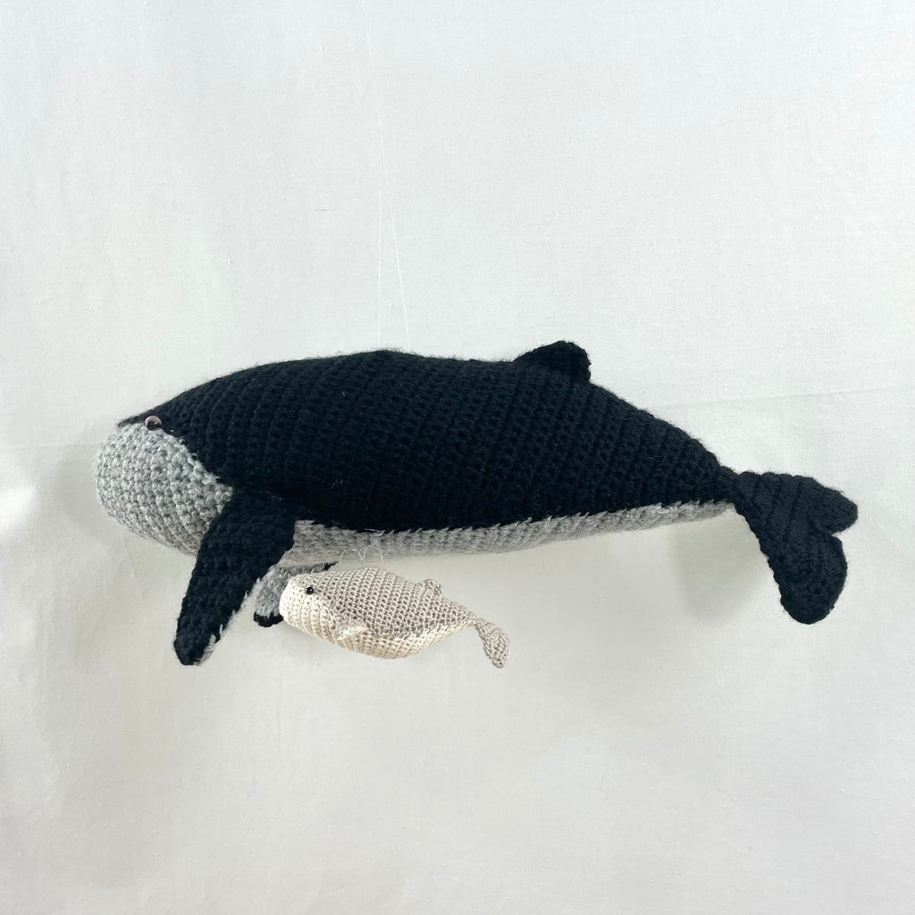 crocheted whale